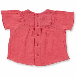 Musselin-Bluse raspberry 92