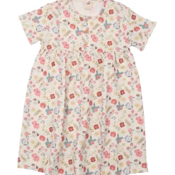Musselin-Kleid "Blumen" natur 86