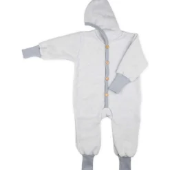 Overall mit Strickbündchen grau 86/92