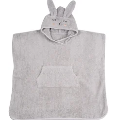 Poncho Hase Silbergrau