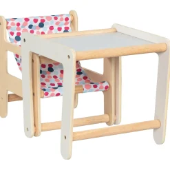 Puppenhochstuhl 2in1 mit Tisch