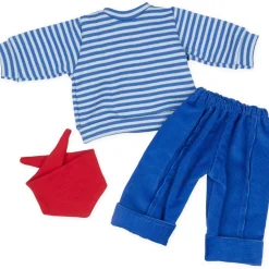 Puppenkleidung Set "Theo" blau