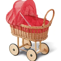 Puppen Korb-Stubenwagen