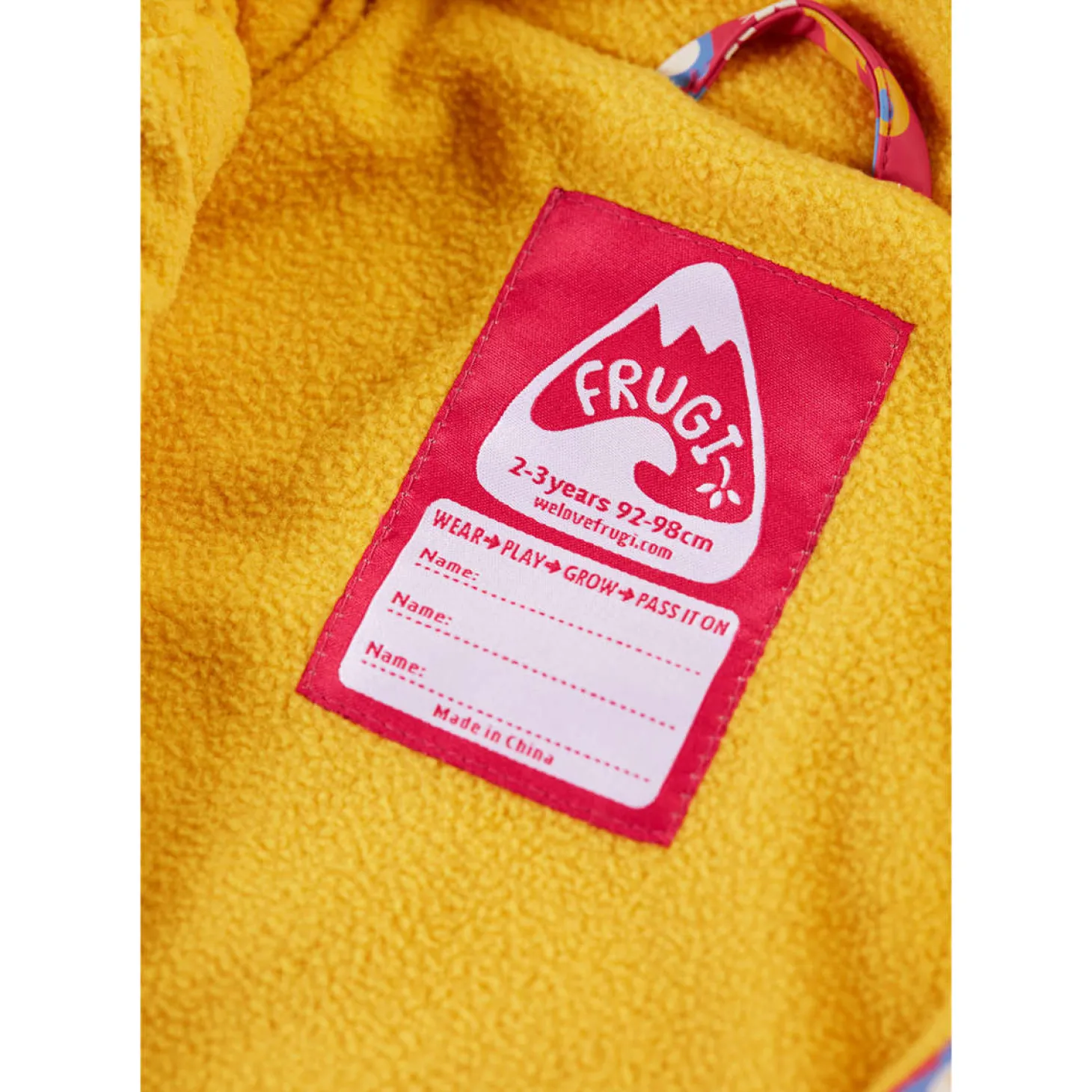 Regenjacke "Blumen" gefüttert 98