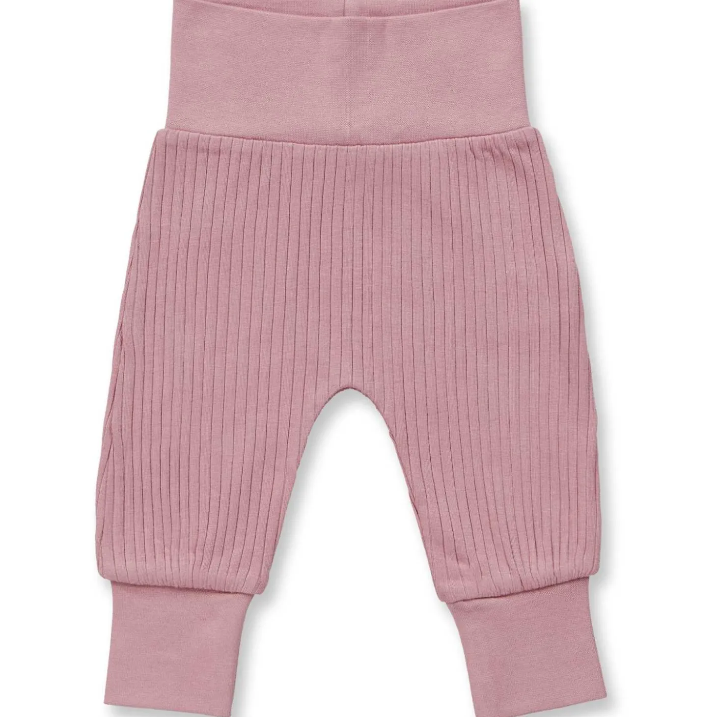 Ripp-Babyhose dusty rose 86