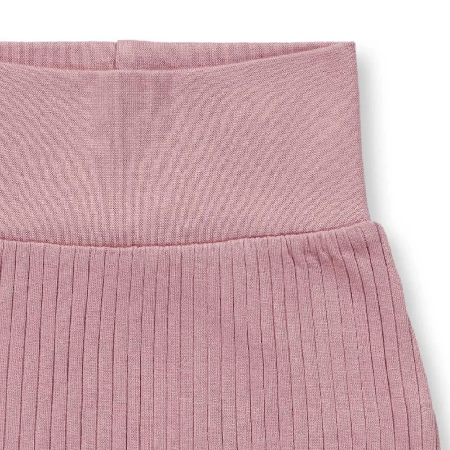 Ripp-Babyhose dusty rose 86