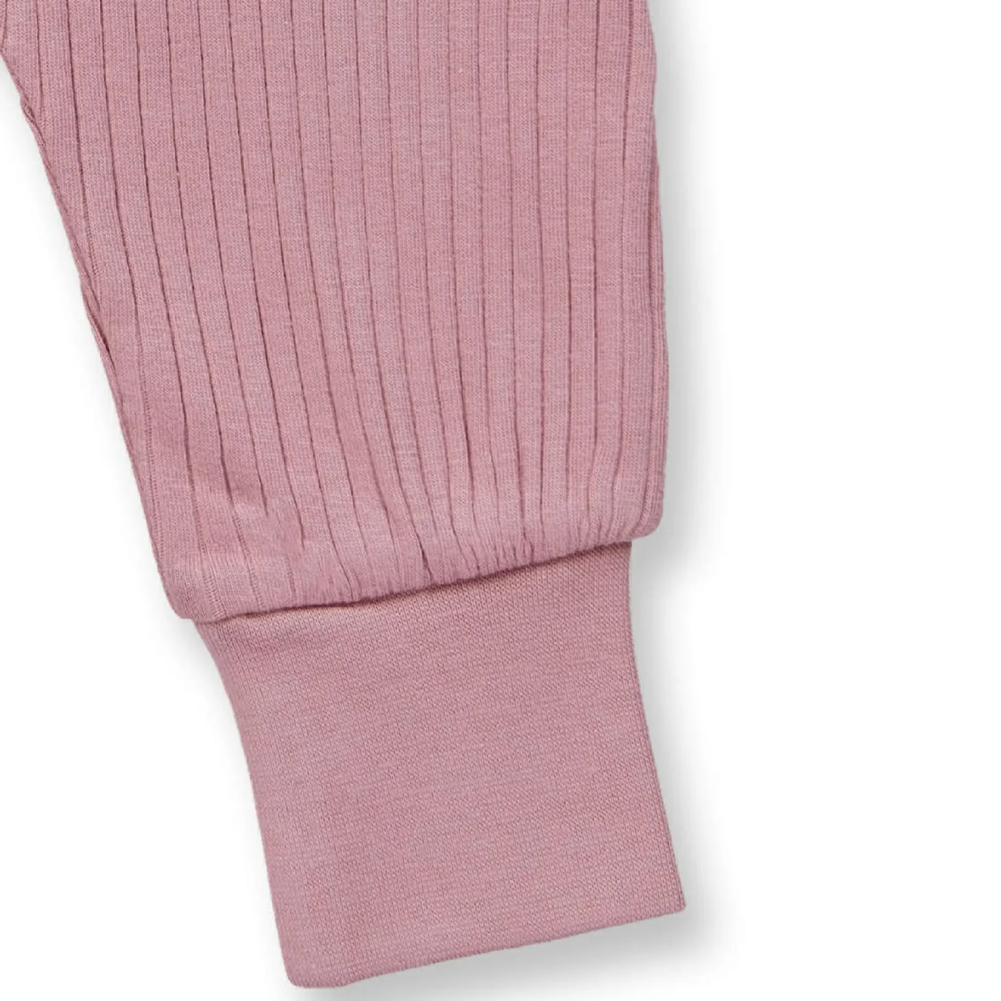 Ripp-Babyhose dusty rose 86