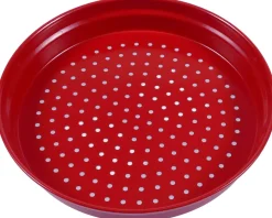 Sandsieb aus Metall rot