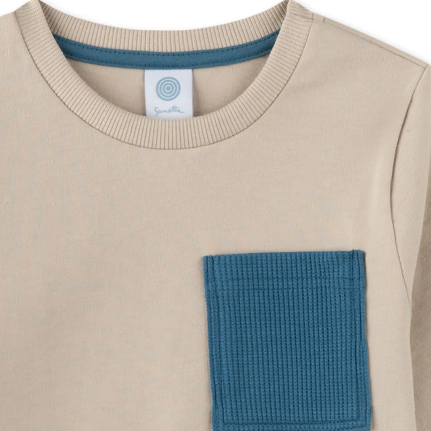 Schlafanzug "Adventure" beige-steelblue 92