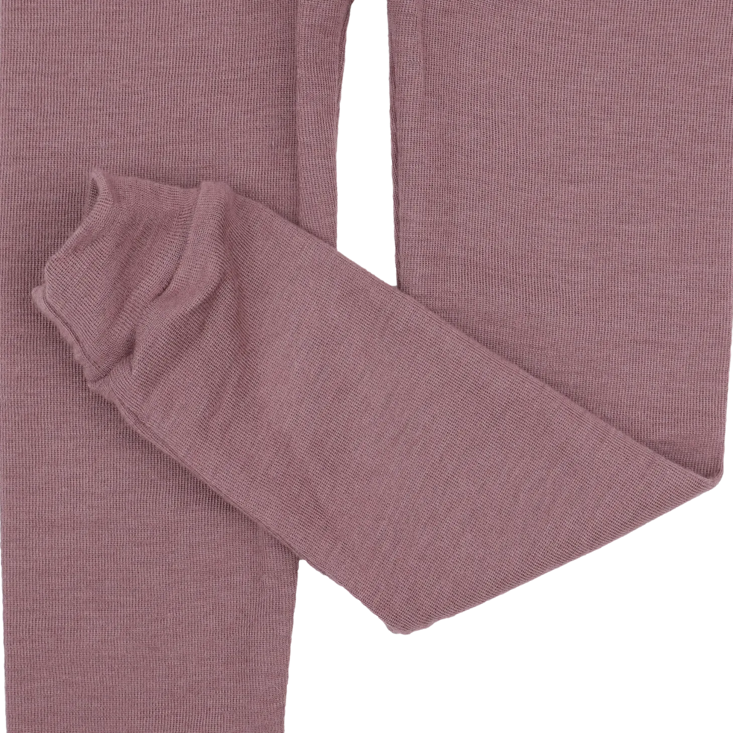 Schlafanzug Wolle Seide Ringel mauve 98