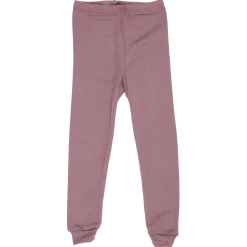 Schlafanzug Wolle Seide Ringel mauve 98