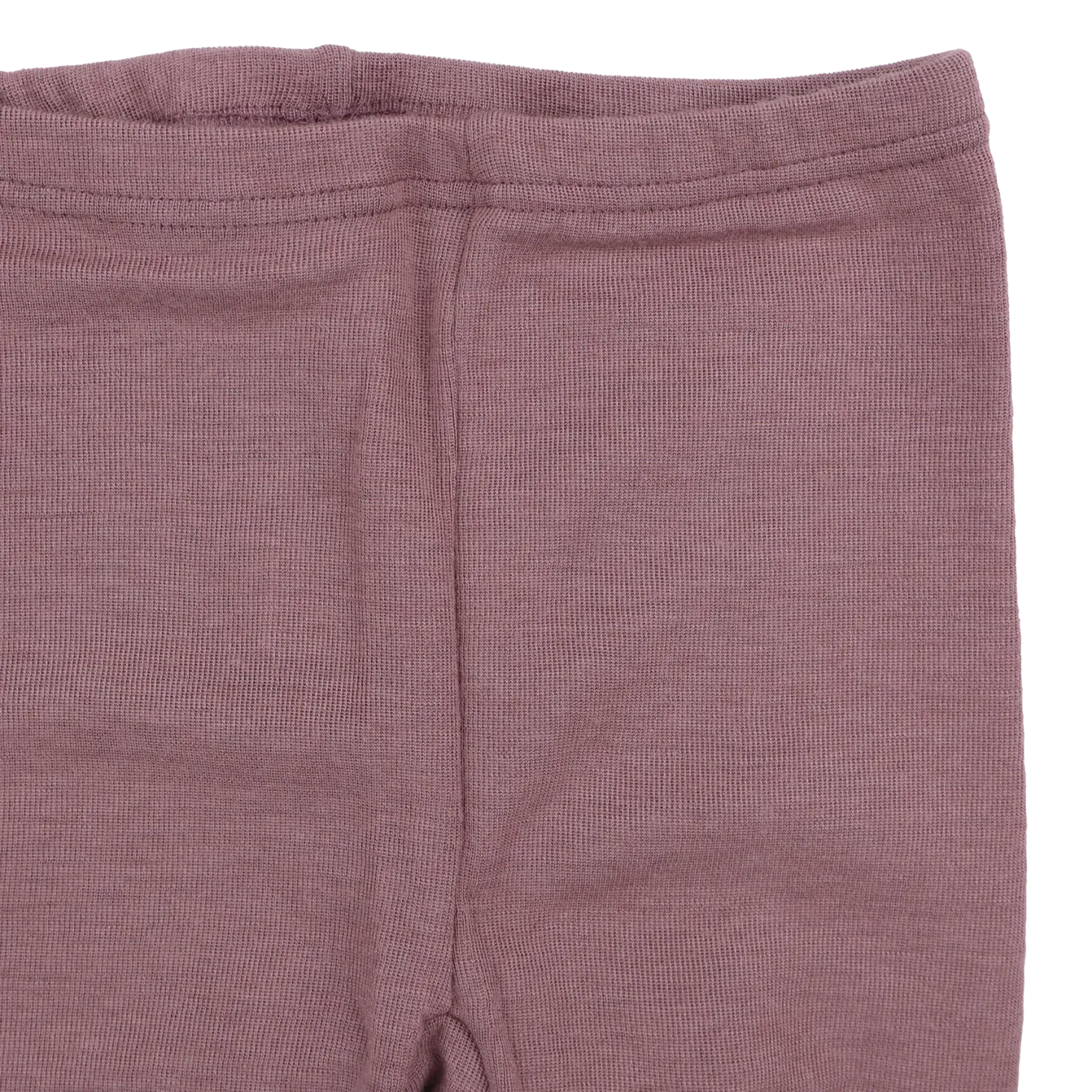 Schlafanzug Wolle Seide Ringel mauve 98
