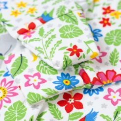 Schlafstrampler mit Fuß "Tropical" 68