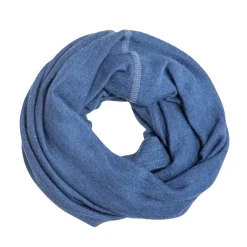 Schlauchschal "Strunzl" Wolle-Seide jeans blau