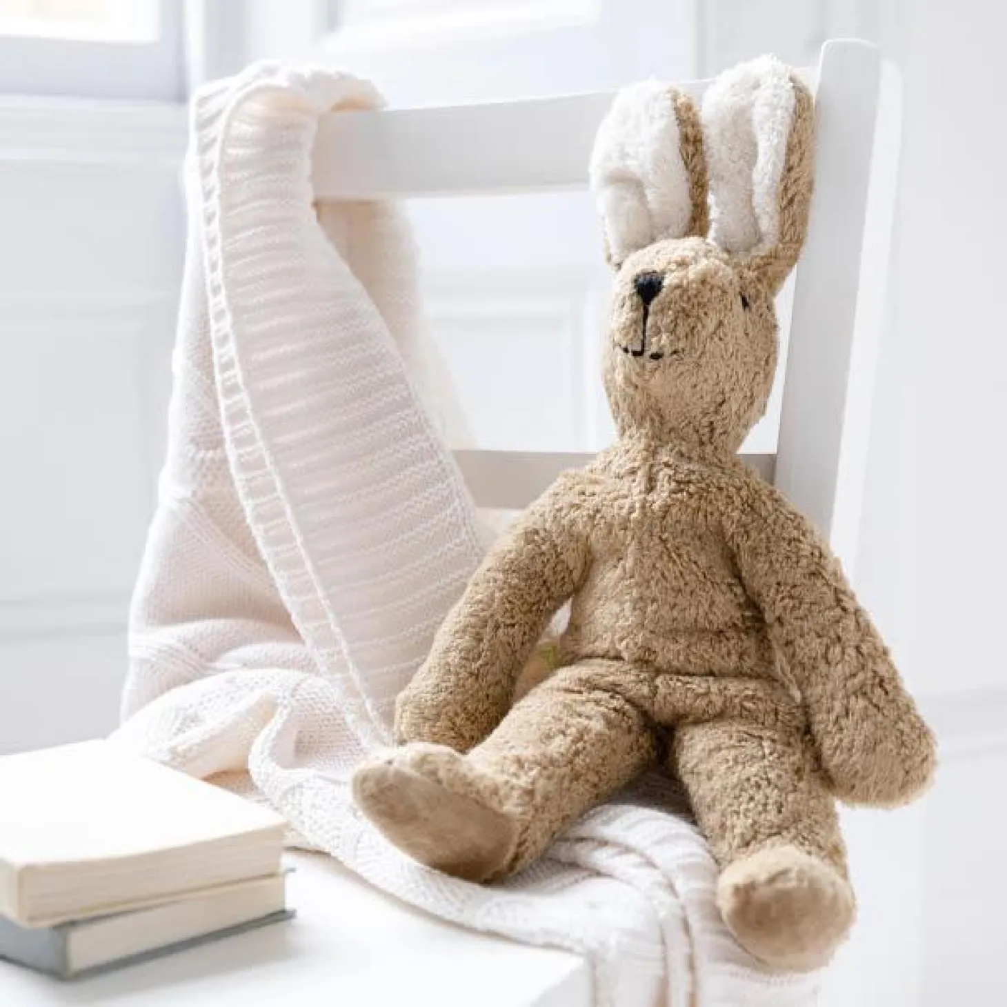 Schlenker Kuscheltier Hase beige