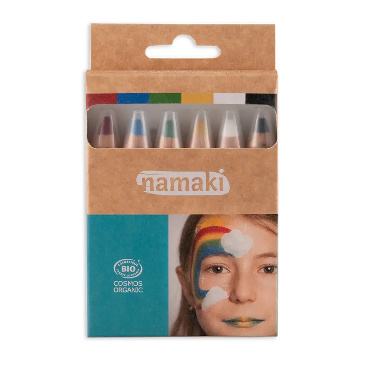 6 Schminkstifte "Regenbogen"