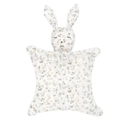 Schmusetuch Hase geblümt creme