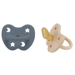 Schnuller 2er-Pack kiefergerecht "sand & ocean blue" 3-36 Monate