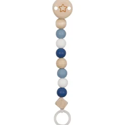 Schnullerkette "Stern" blau
