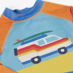 Schwimmshirt "Camper" orange-gelb 50+ 110