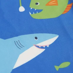 Schwimmshirt "Ocean" blau-rot UPF 50+ 110