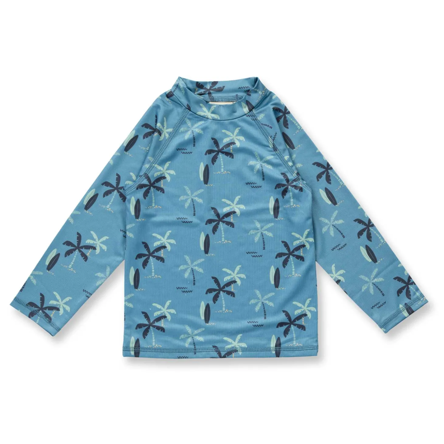 Schwimmshirt "Palmen" blau UPF 50+ 98/104