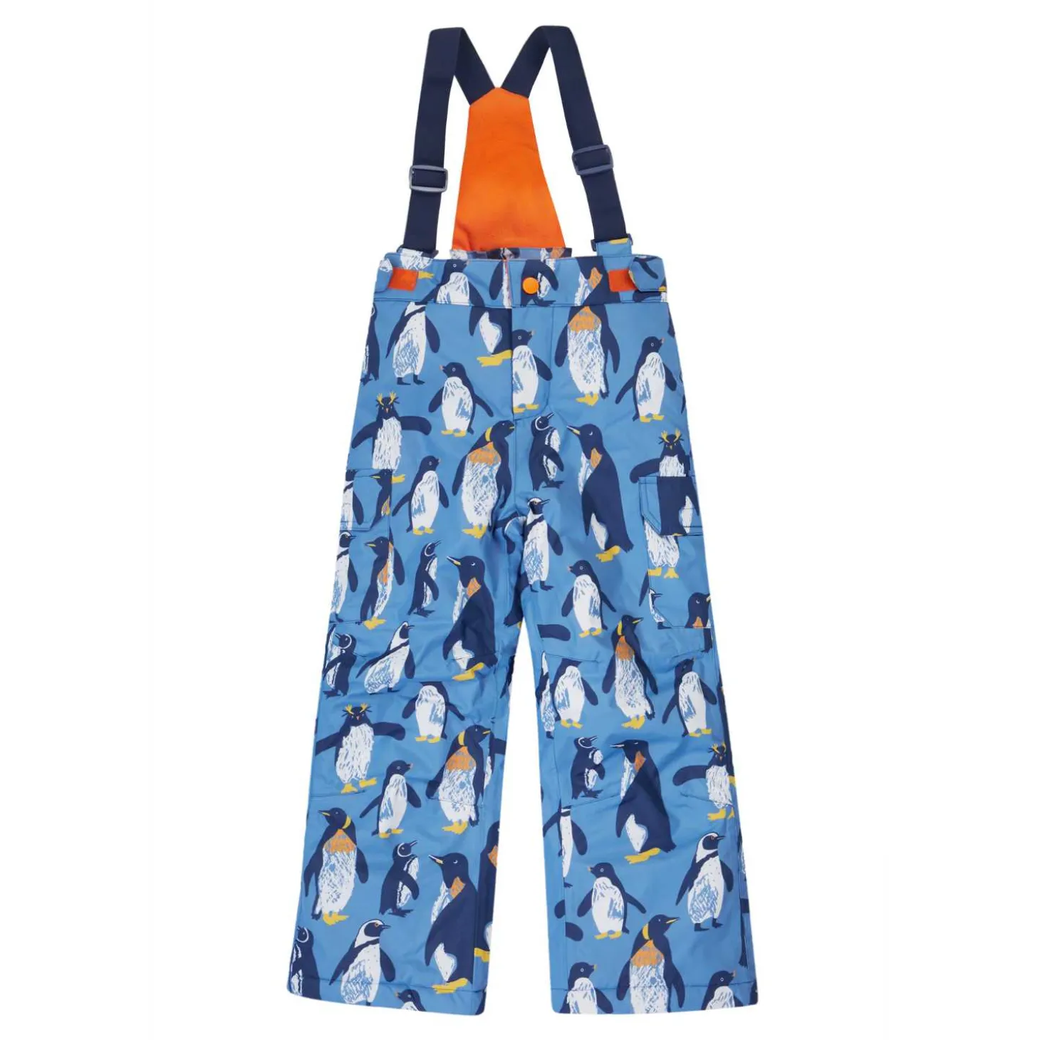 Skihose mit Trägern "Pinguin" blau 110