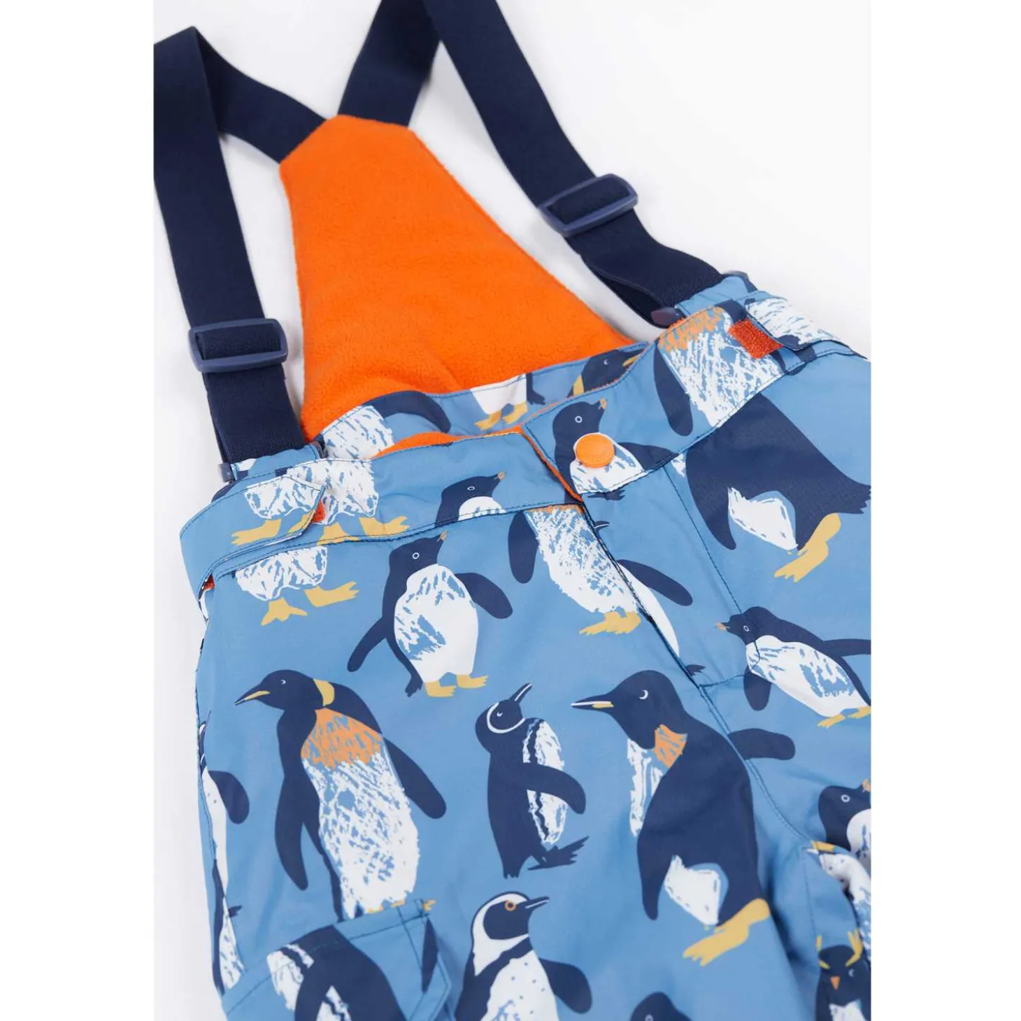 Skihose mit Trägern "Pinguin" blau 110