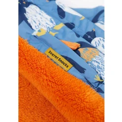 Skijacke recycelt "Pinguin" blau 104