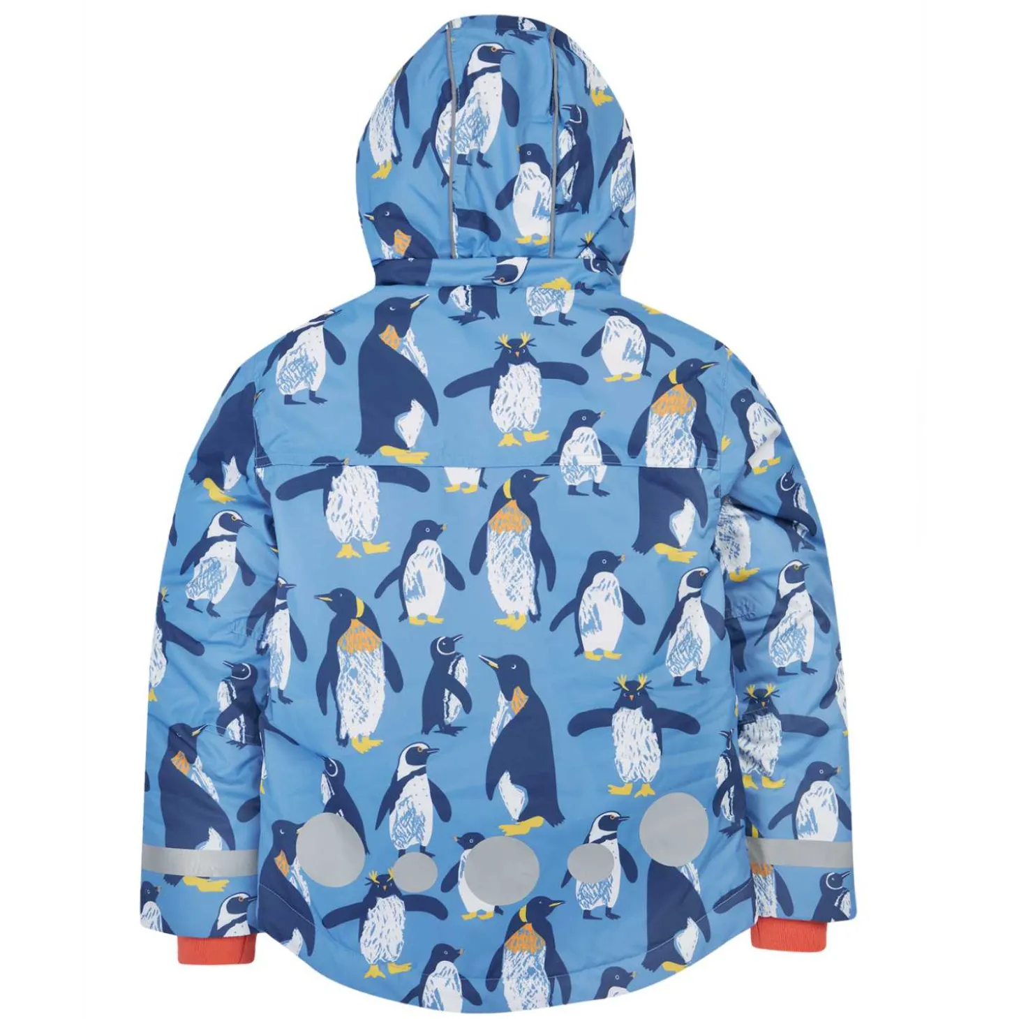 Skijacke recycelt "Pinguin" blau 104