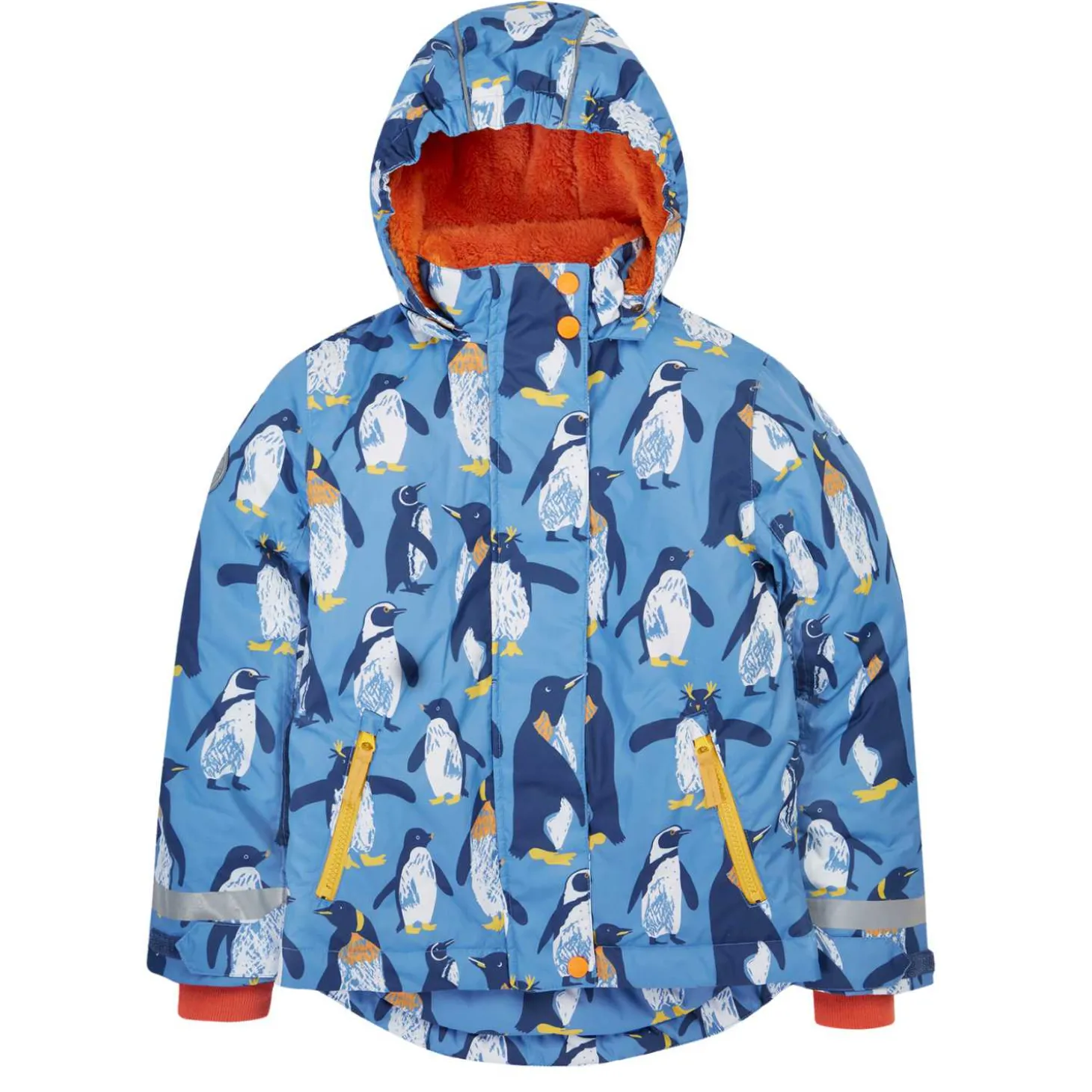 Skijacke recycelt "Pinguin" blau 104