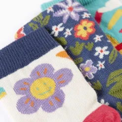 Socken 3er-Pack "Happy Days" bunt 27-30