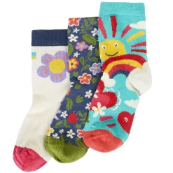 Socken 3er-Pack "Happy Days" bunt 27-30
