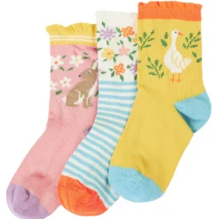 Socken 3er-Set mit Rüsche "Spring" 23-26