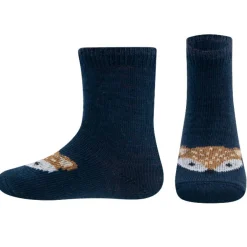 Socken "Fuchs" blau 18-19