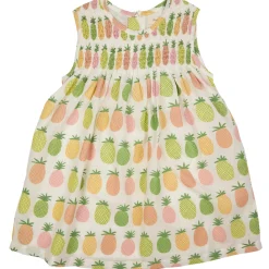 Sommerkleid "Ananas" bunt 98