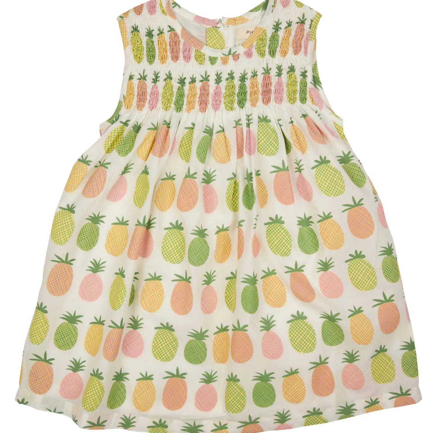 Sommerkleid "Ananas" bunt 98