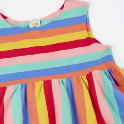 Sommerkleid bunt gestreift 110