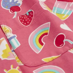 Sommerkleid "Icecream" himbeerrot 104