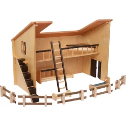 Spielzeug-Stall Holz