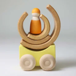 Stapel-Autos Gelb