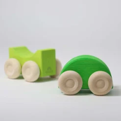 Stapel-Autos Grün