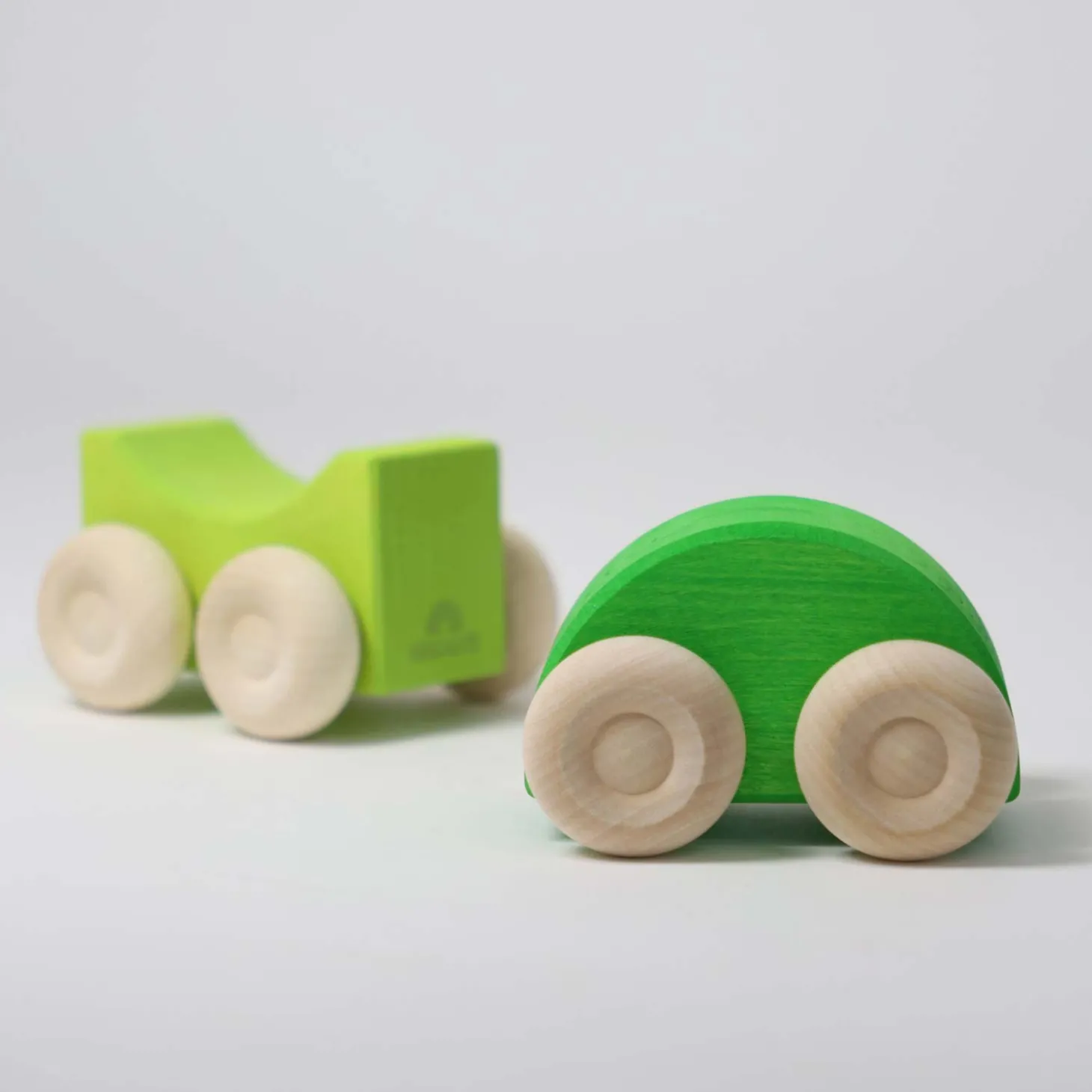 Stapel-Autos Grün