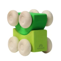 Stapel-Autos Grün