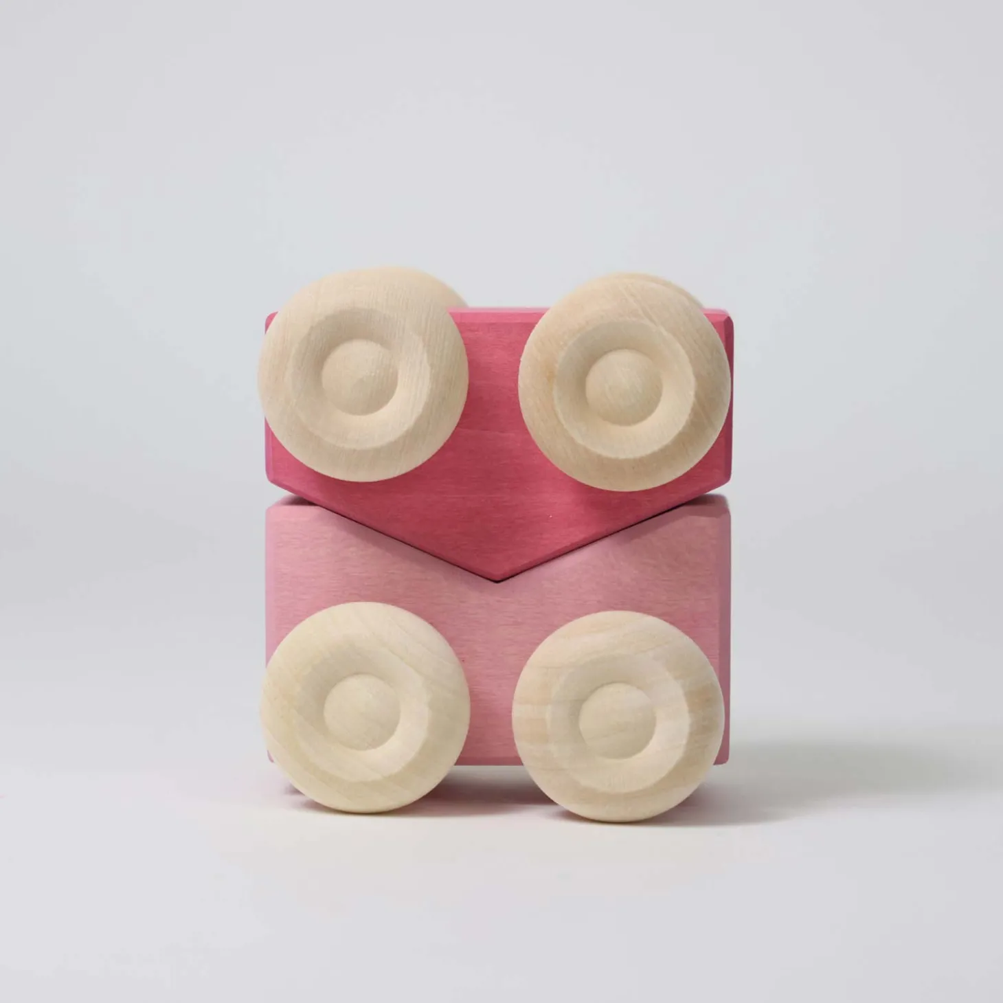 Stapel-Autos Rosa