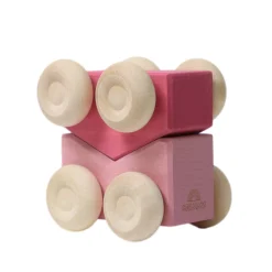 Stapel-Autos Rosa