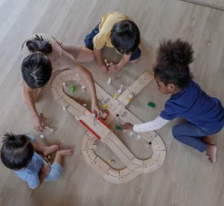 Straßensystem aus Holz
