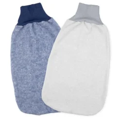 Strampelsack Fleece blau