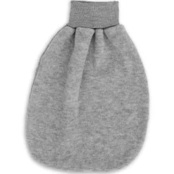 Strampelsack Winter Fleece Merinowolle grau