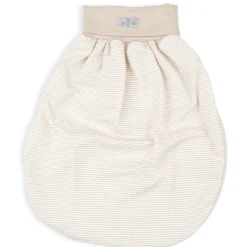 Strampelsack Wolle Seide Ringel sand